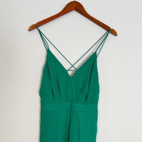 AVEC LES FILLES CRISS-CROSS BACK CREPE JUMPSUIT - Picture 3 of 12